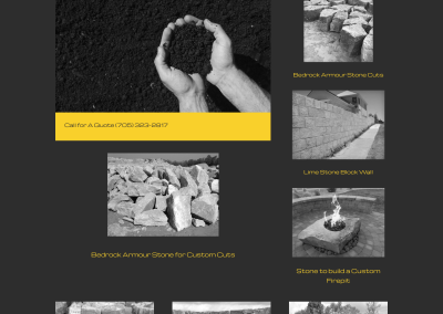 Muskoka Topsoil & Stone Landing Page